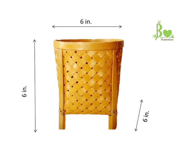 bamboo basket size