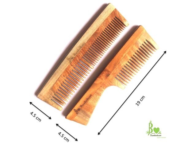 comb set of 2 in 1 handle measurement