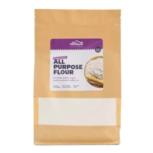 All purpose flour front view