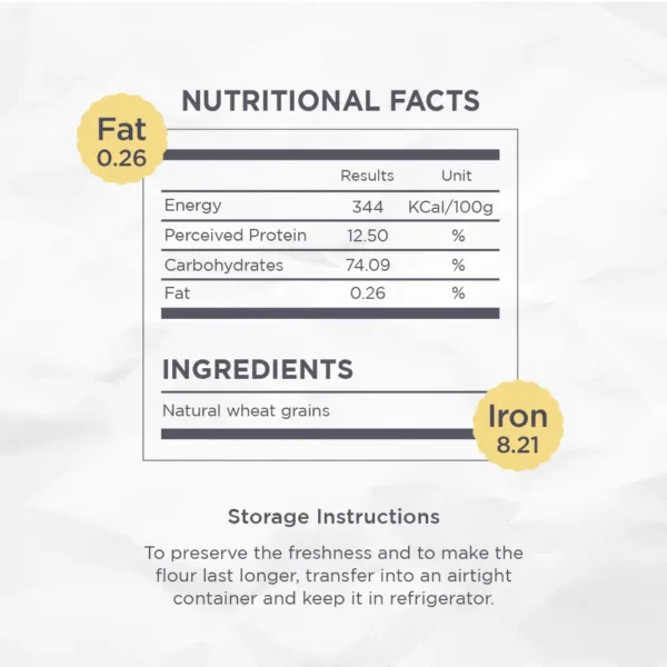 Roti King Himalayan Flour Nutritional Facts