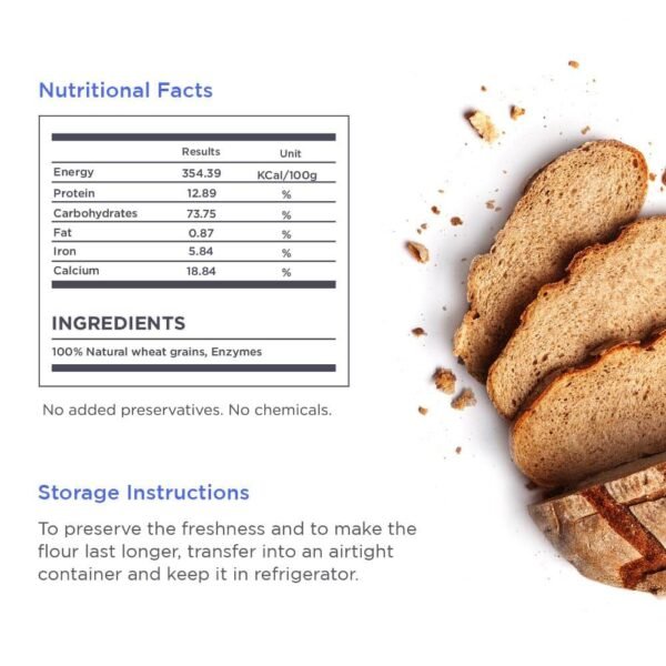 Whole Wheat Bread Flour Nutritional Facts