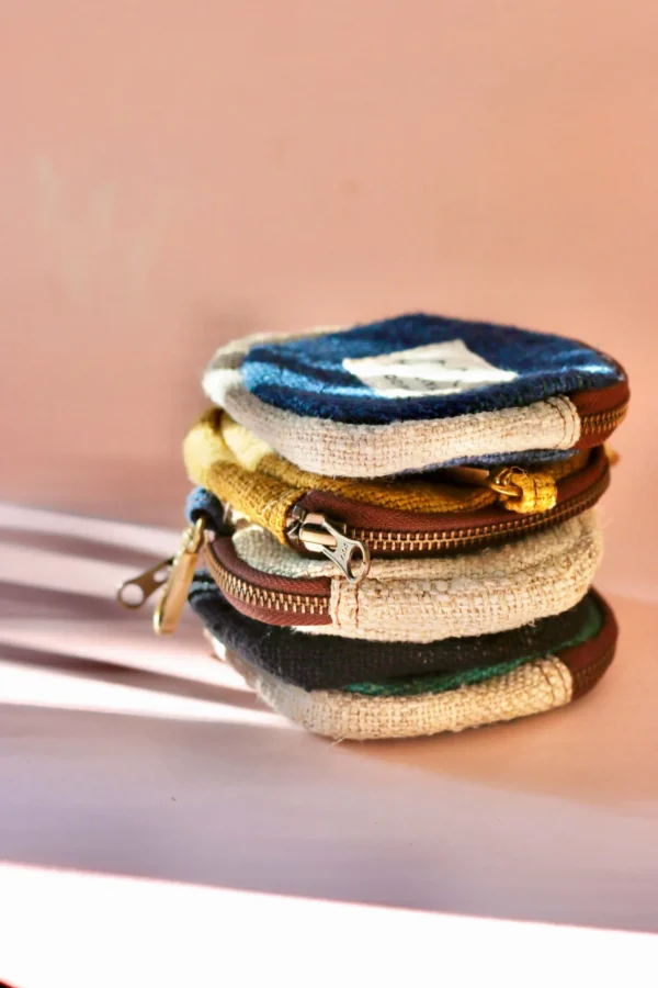 hemp small coin pouch collection
