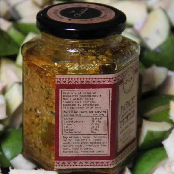 Pahadi Lehsuni Mango Pickle nutritional information