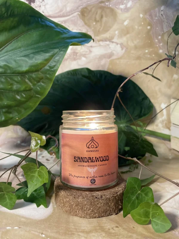 sandalwood aromatherapy candle