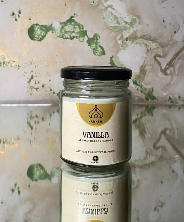 vanilla aromatherapy candle