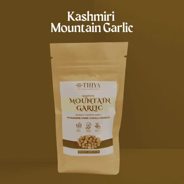 Pure Himalayan garlic grown without pesticides.