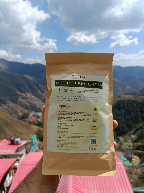 High-quality curry leaves, perfect for authentic flavors.