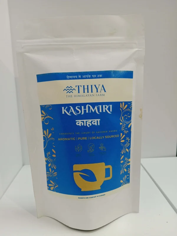 Traditional Kashmiri Kahwa sourced from the Himalayas.