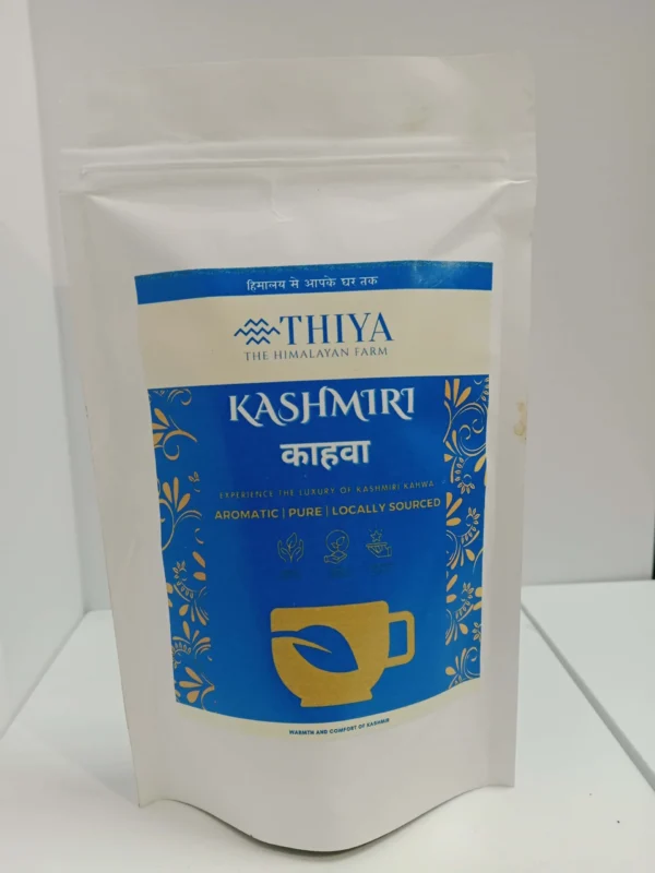Traditional Kashmiri Kahwa sourced from the Himalayas.