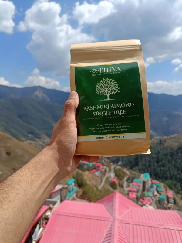 Ethically sourced, farm-fresh almonds from the Himalayas.
