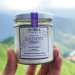 Himalayan lavender candle for deep relaxation.