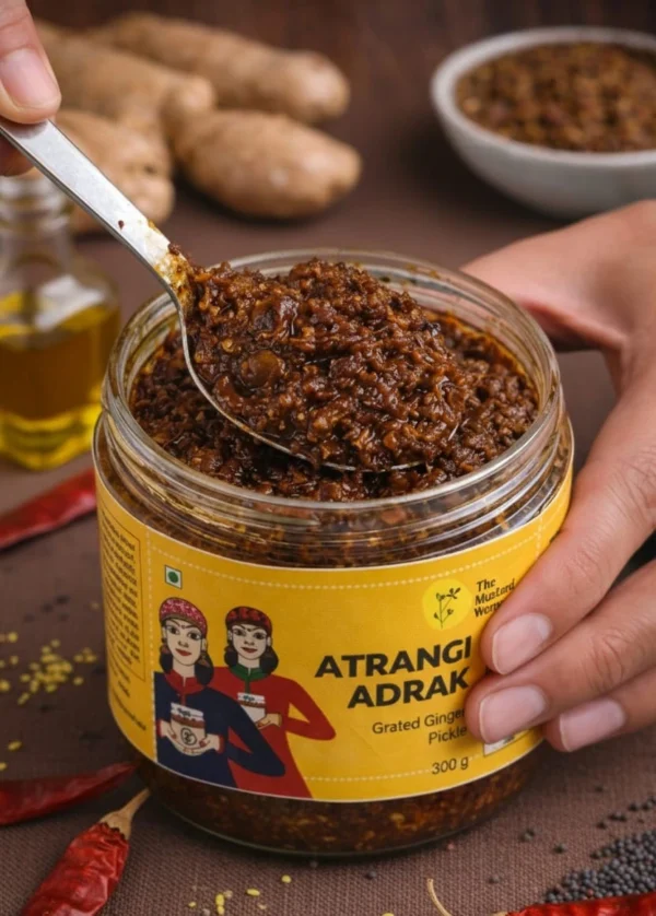 Traditional Himachali Atrangi Adrak Achaar – Handmade Ginger Pickle - Image 2