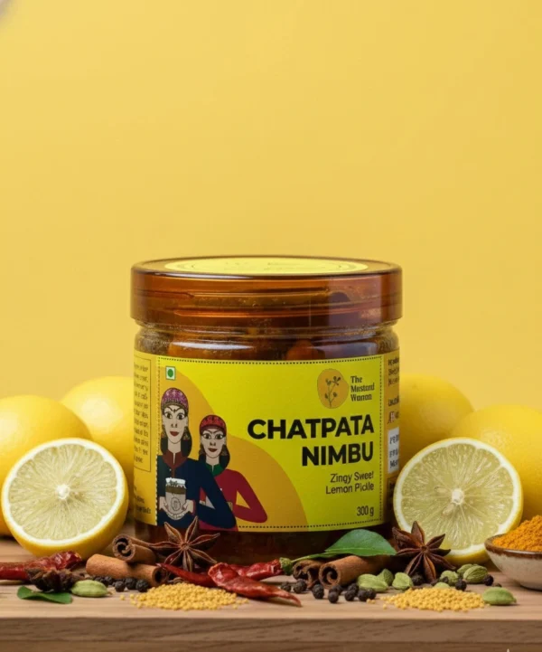 Chatpata Nimbu Pickle Jar Front View