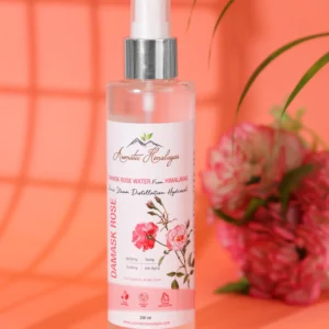 aromatic himalayas damask rose water 200ml bottle