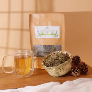rosemary leaves herbal tea pouch lifestyle setup