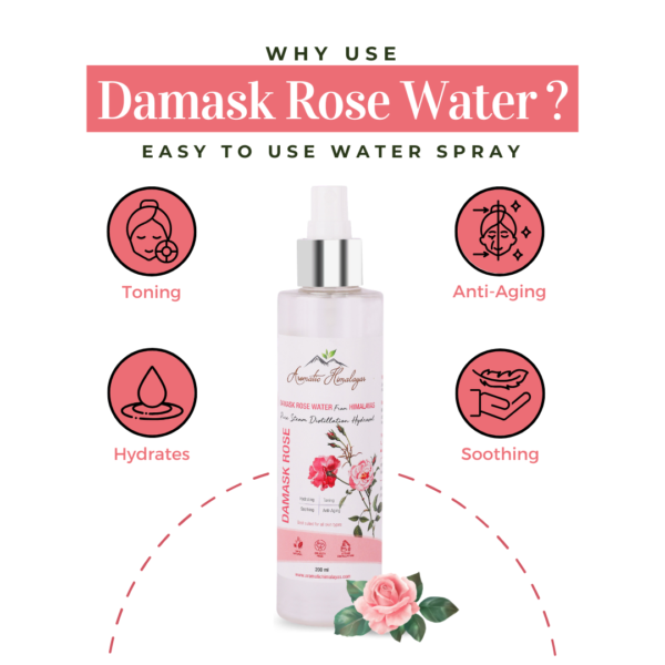 why use damask rose water toner skincare benefits