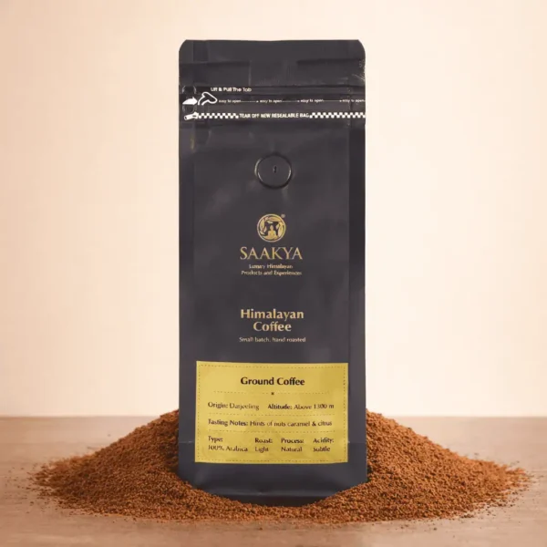 saakya-darjeeling-light-roast-ground-coffee-250g-arabica-pack