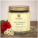 saakya rose chamomile white tea jar