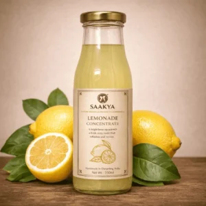 saakya lemonade concentrate bottle lemon